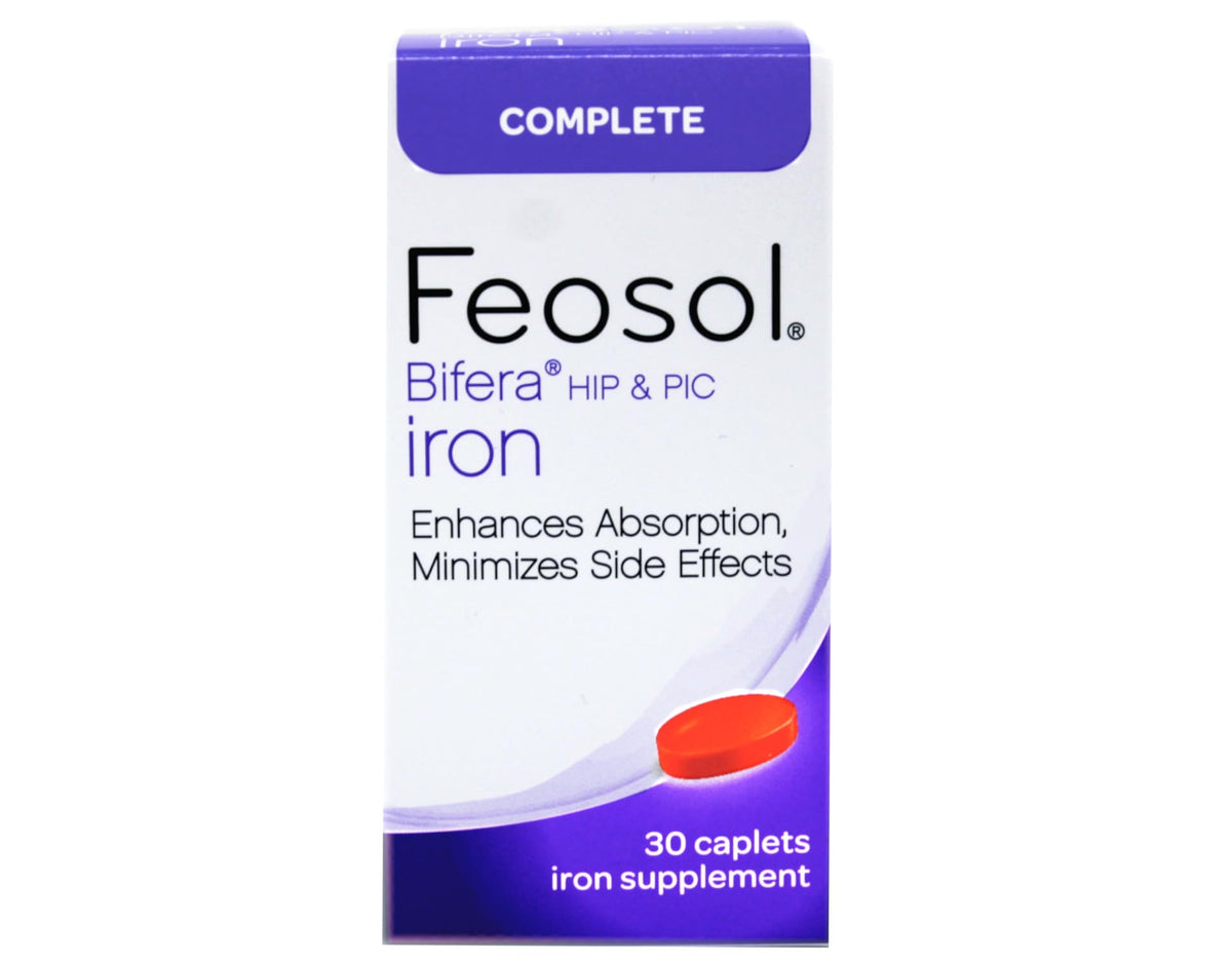 Feosol Bifera HIP & PIC Iron Supplement bottle