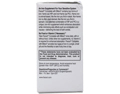 Bottled Feosol Bifera iron supplement with label