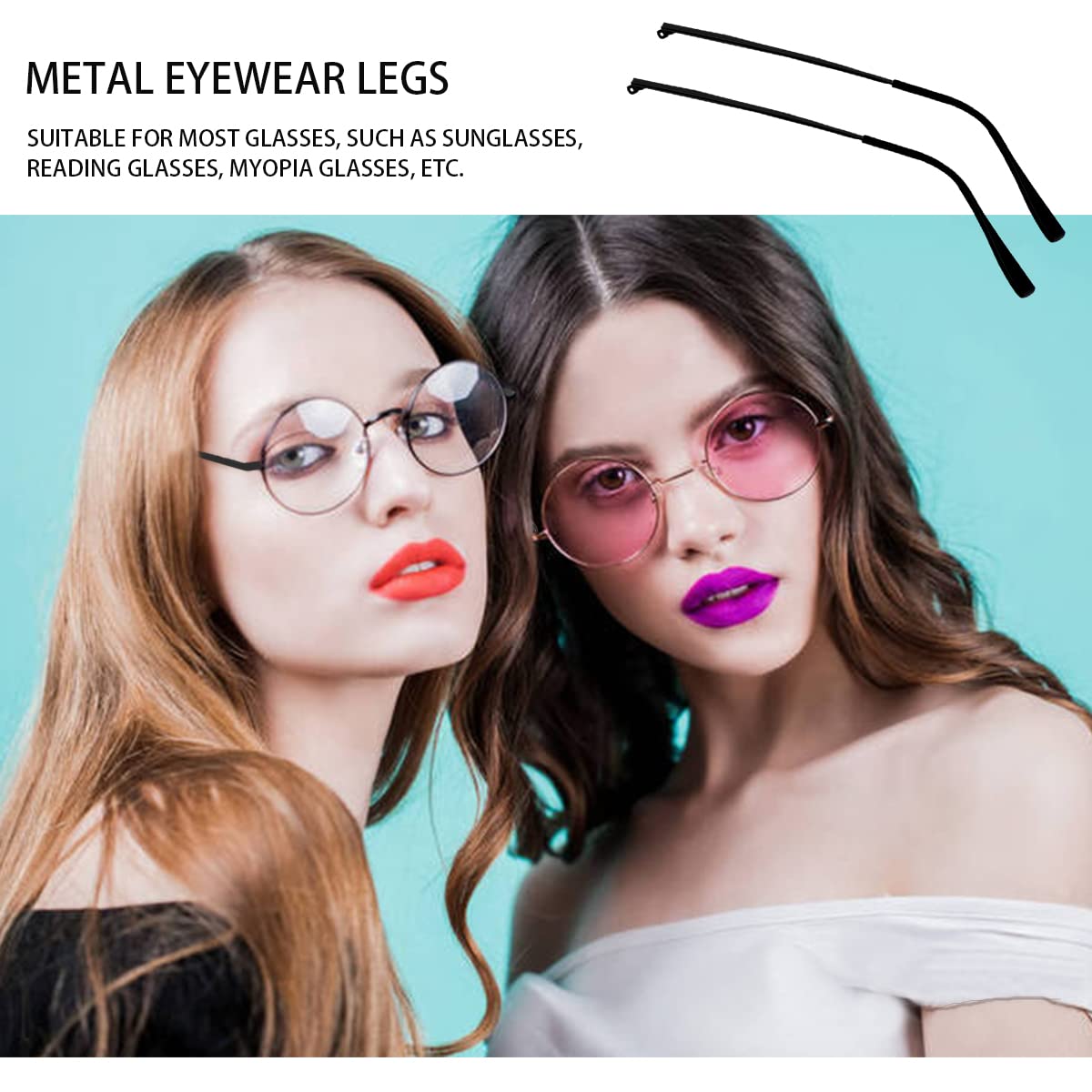 Compatible with sunglasses and reading glasses