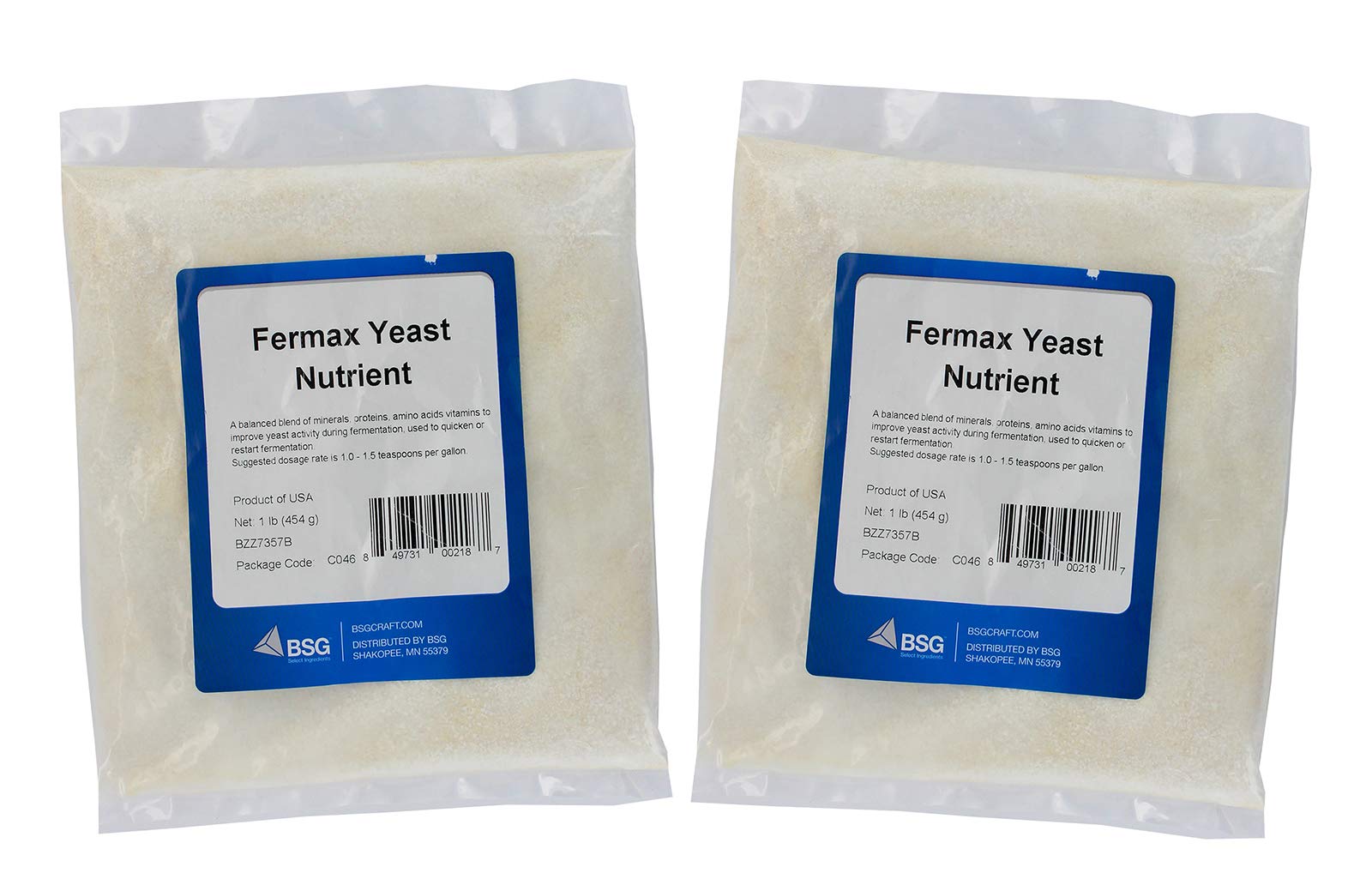 Fermax Yeast Nutrient 1lb Two Pack label