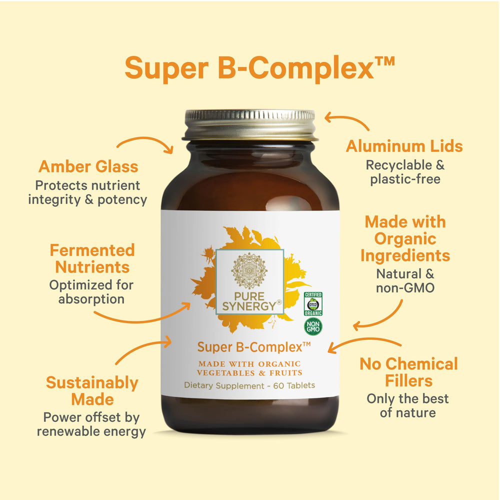 Fermented B-complex vitamins improving absorption