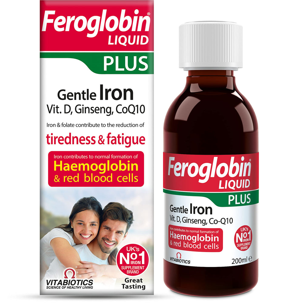 Feroglobin 200ml Plus Liquid bottle
