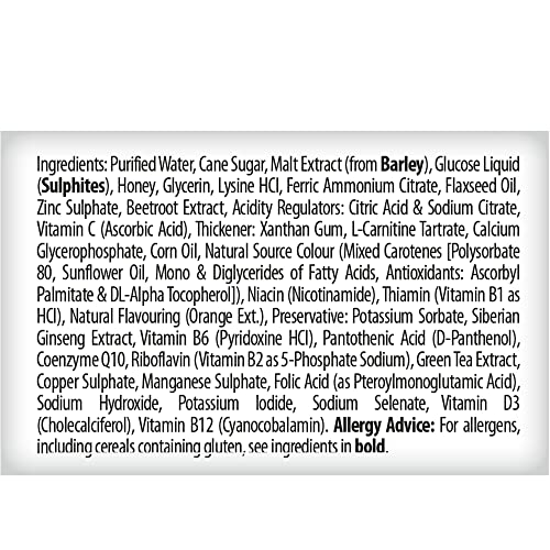 Pouring Feroglobin Plus Liquid into a glass