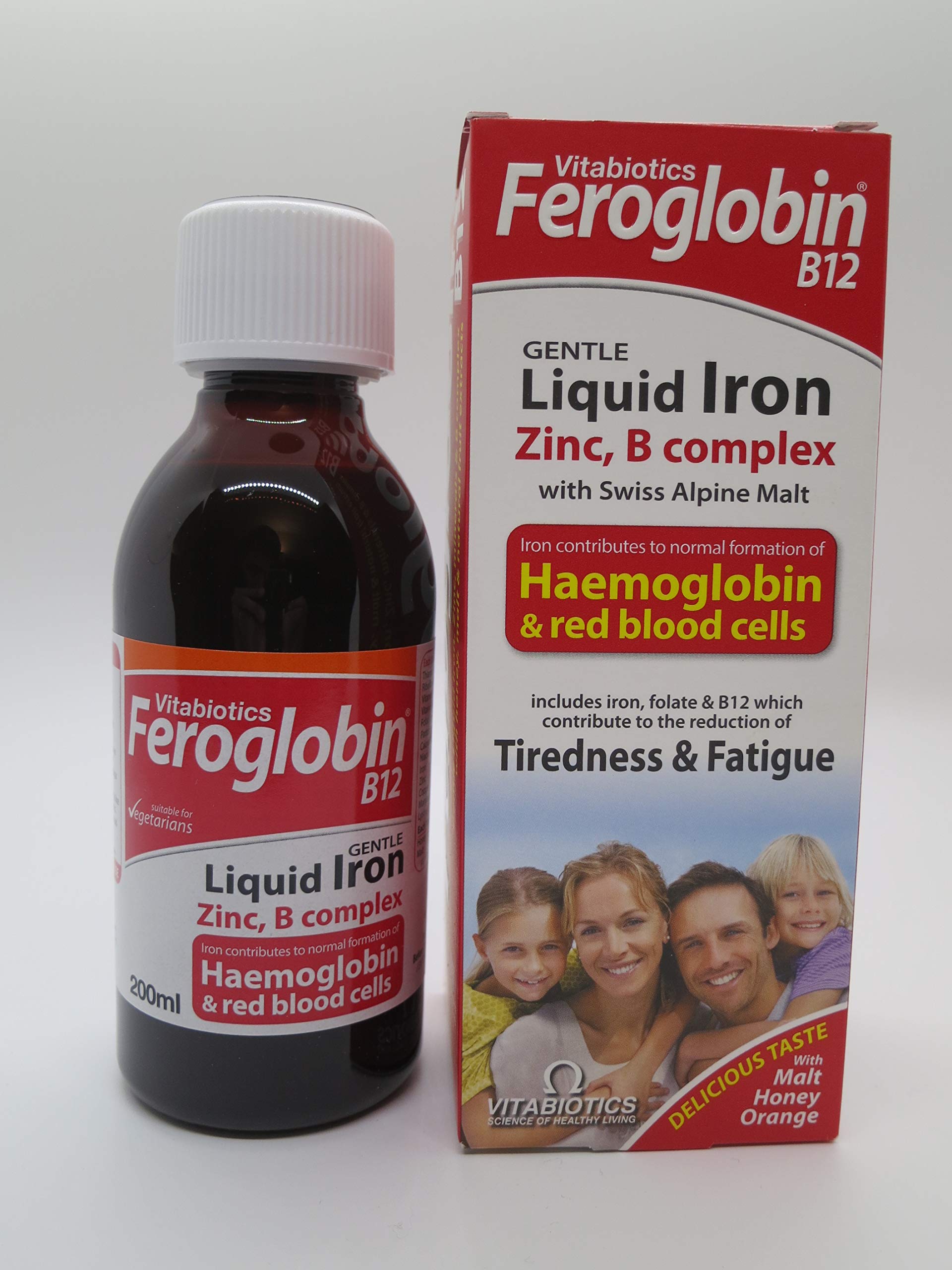 Unflavored Feroglobin liquid formula in kosher facility