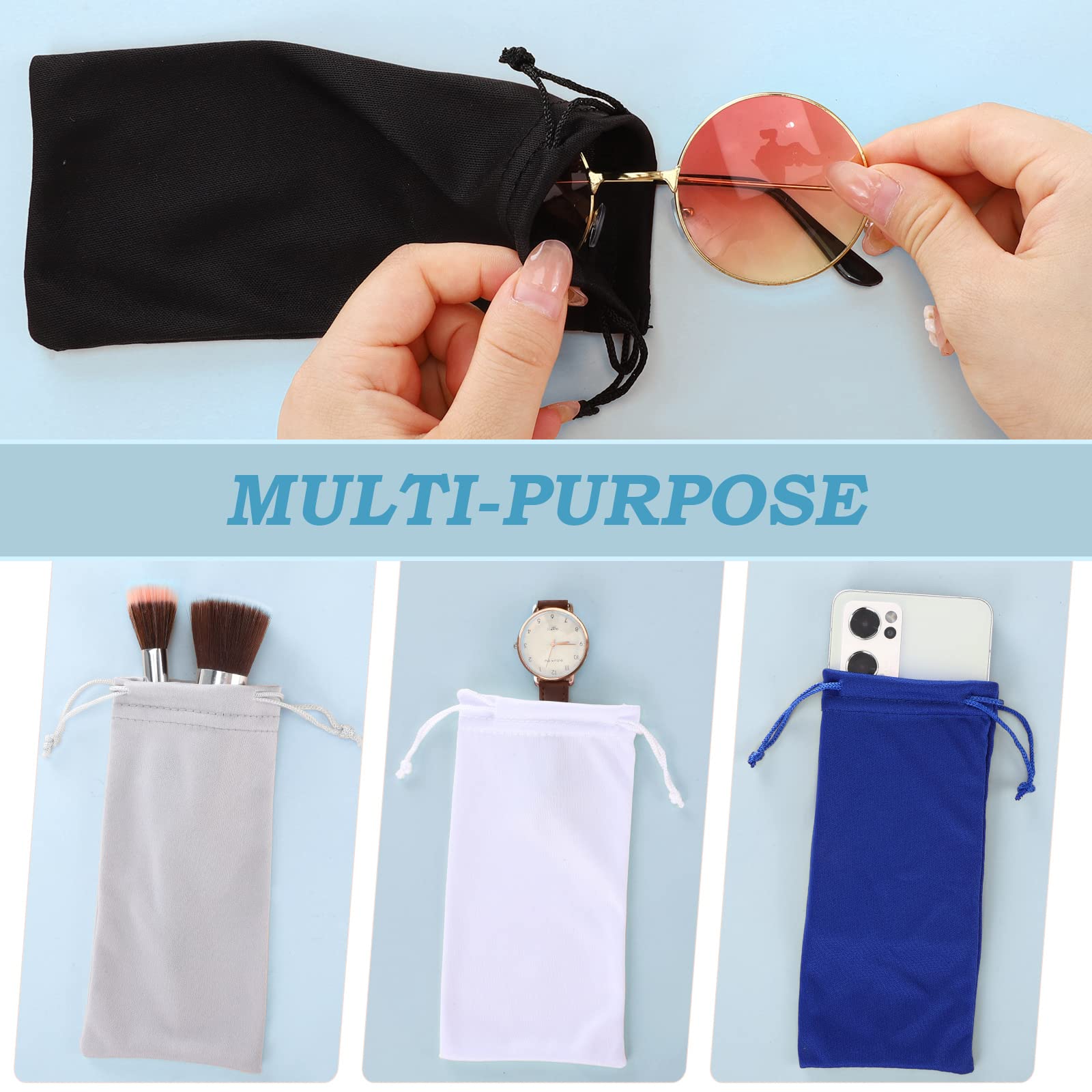 Two 15x15 cm microfiber cleaning cloths