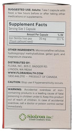Vegan and gluten-free Ferritin+ label