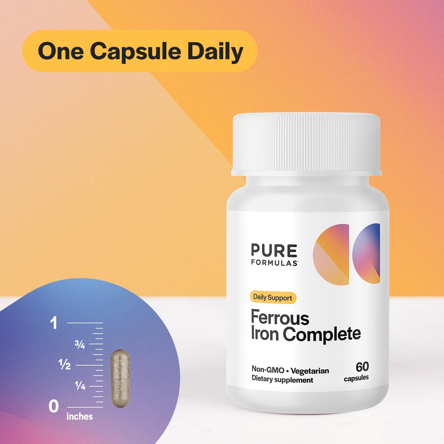 Graphic illustrating enhanced iron absorption with Ferrochel chelate
