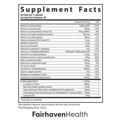 Graphic illustrating L-carnitine, zinc and folate ingredients