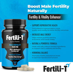 Energy and wellness concept featuring Fertili-T