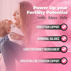 Fertili-t Female bottle front showing 30-day supply