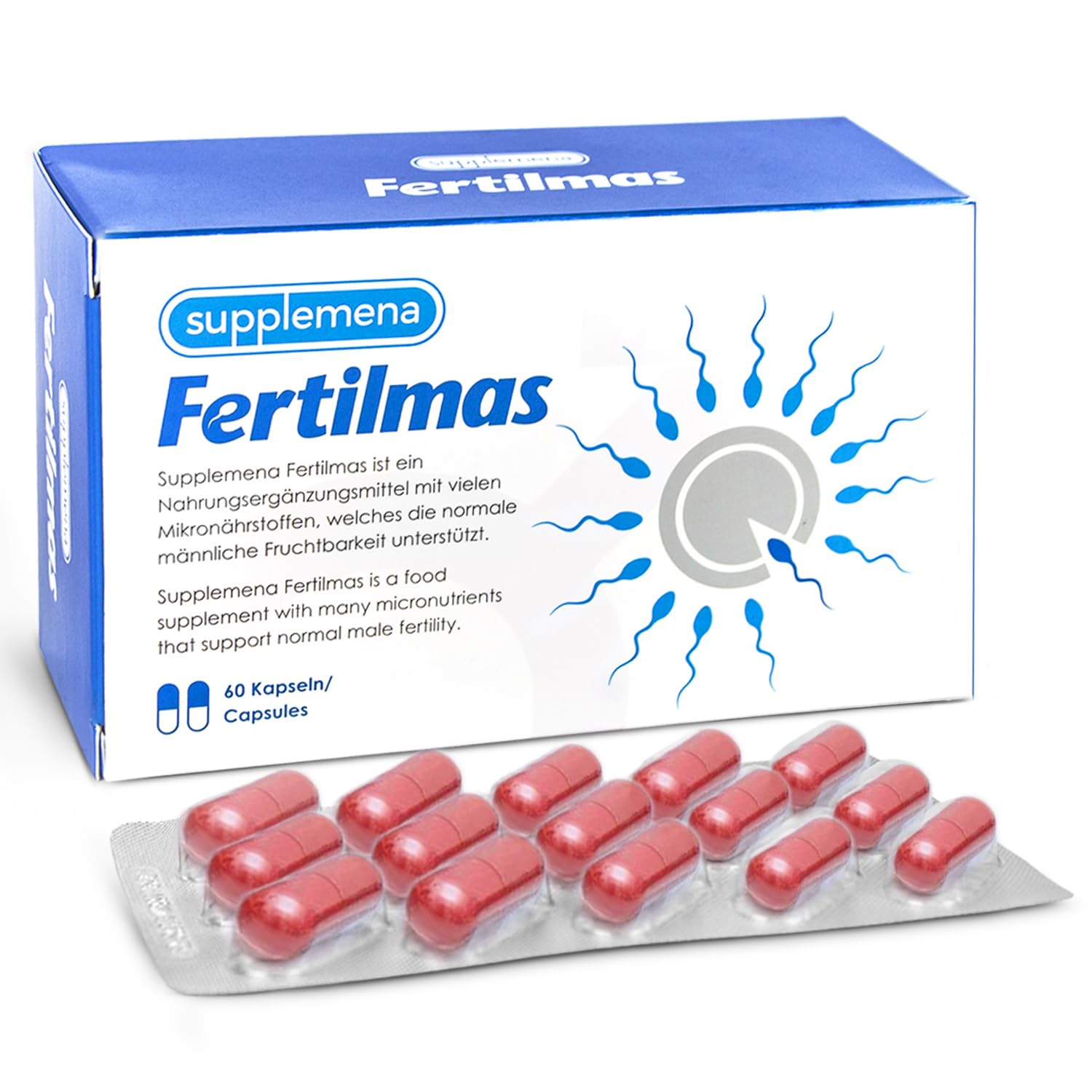 Fertilmas natural fertility support for men — 1 month supply
