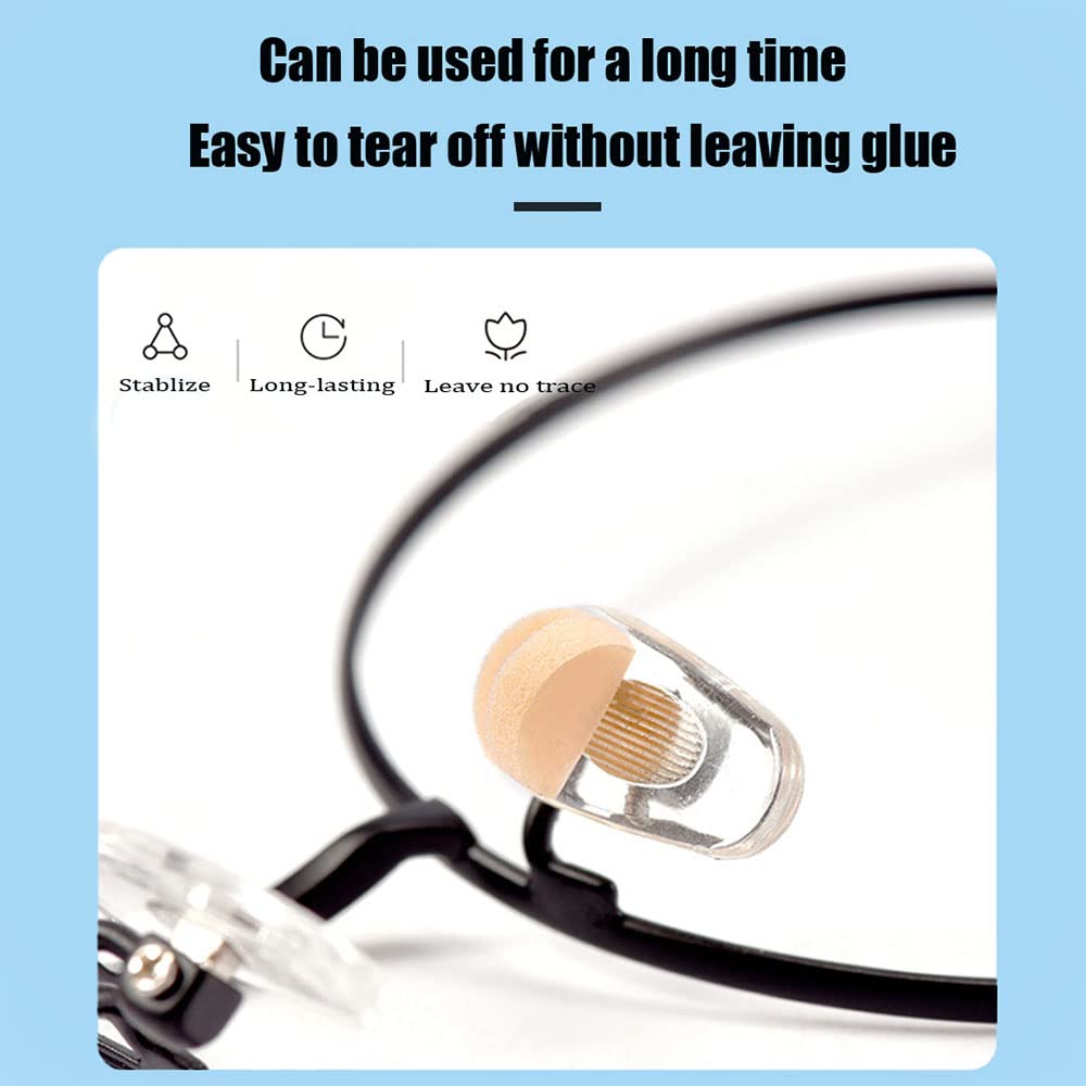 Nose pads suitable for both eyeglasses and sunglasses
