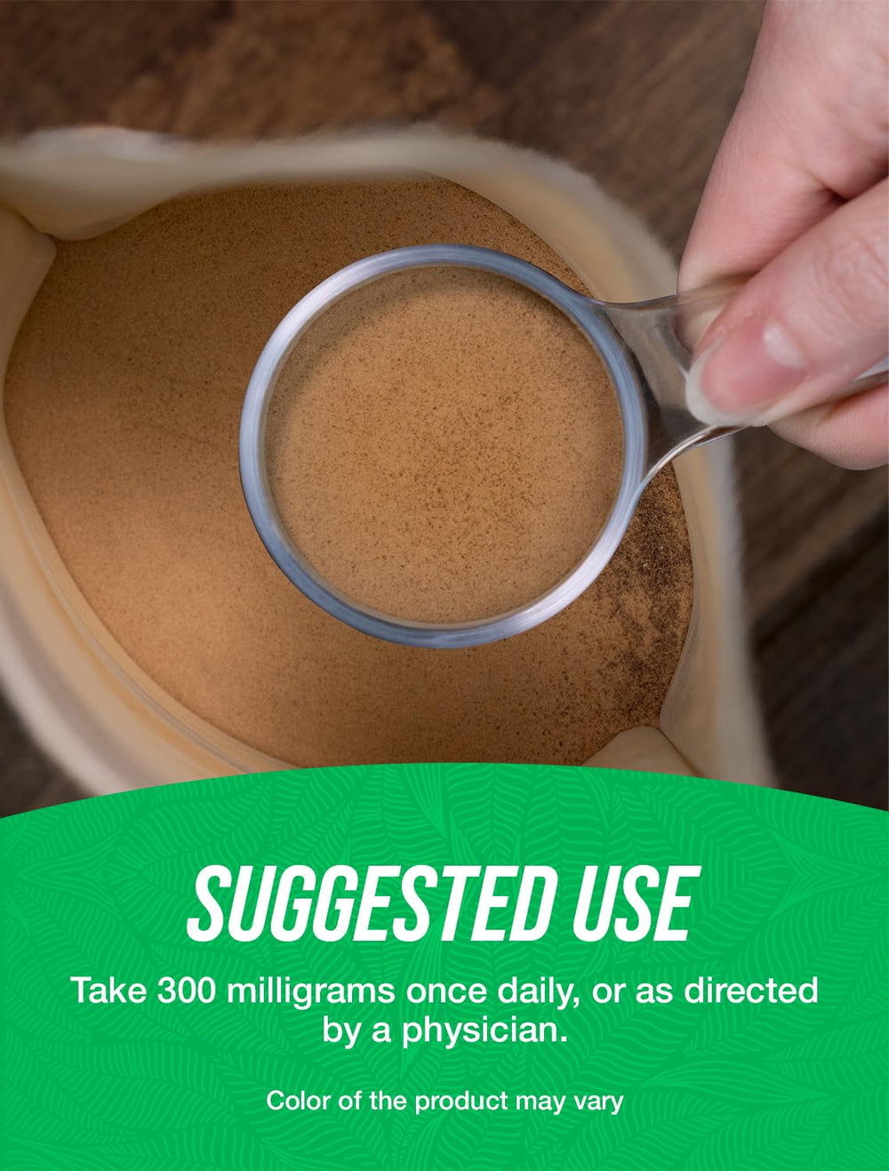 Laboratory testing and quality assurance imagery for feverfew powder