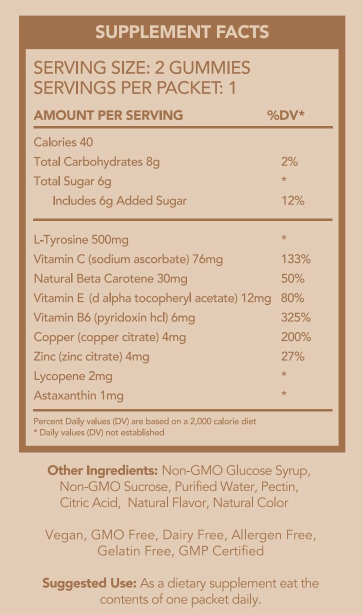 Travel-size sachets for on-the-go glow