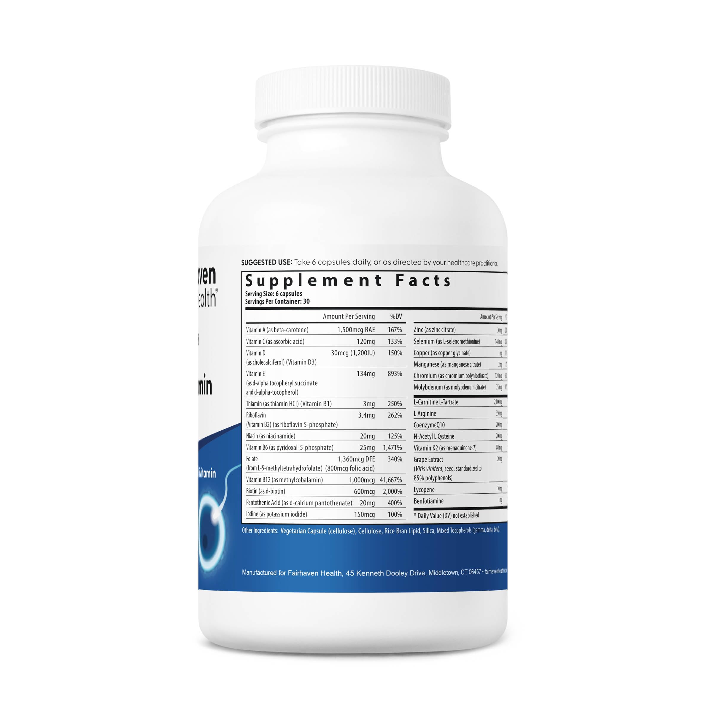 FH Pro for Women bottle label