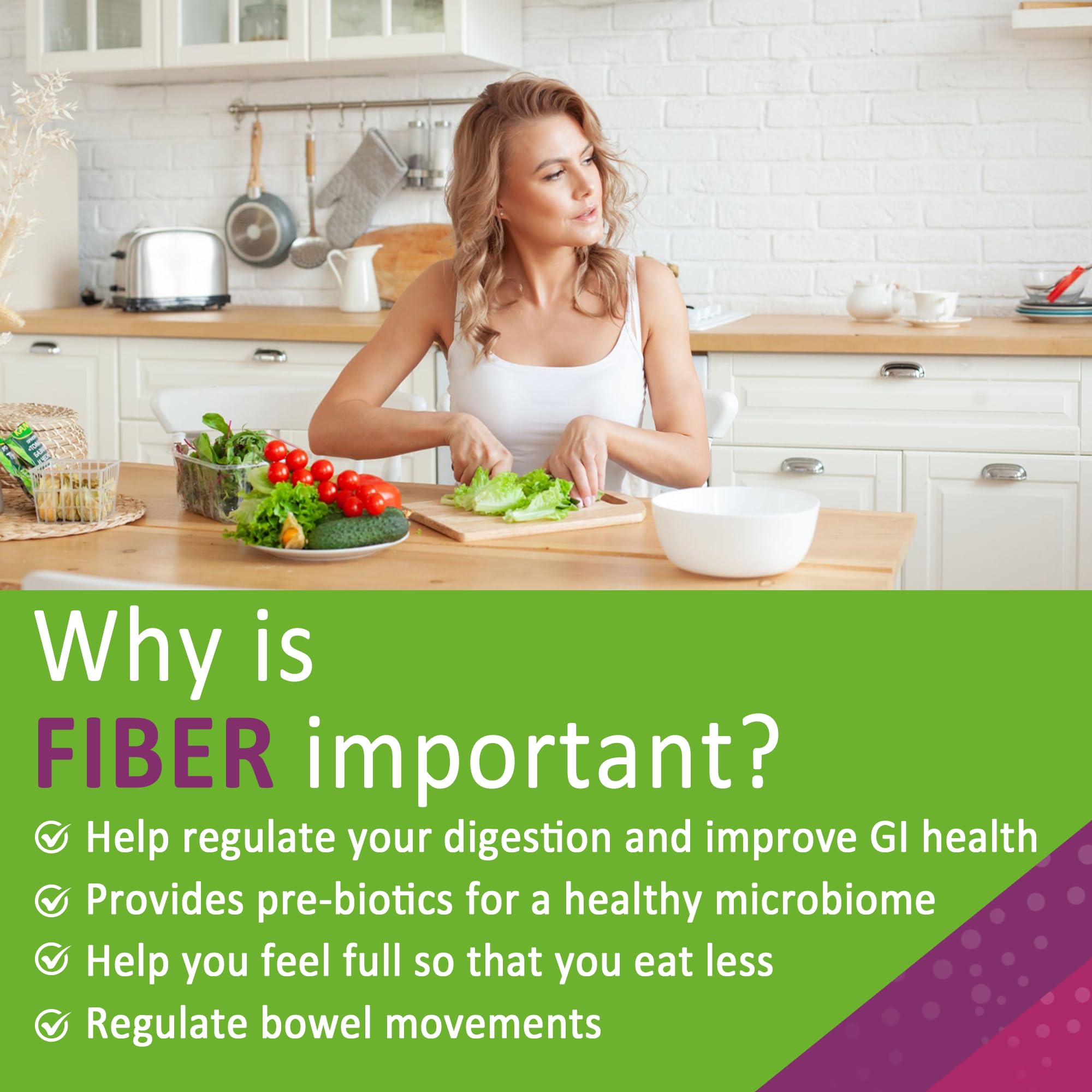 Organic plant soluble fiber blend: PHG, inulin, and FOS