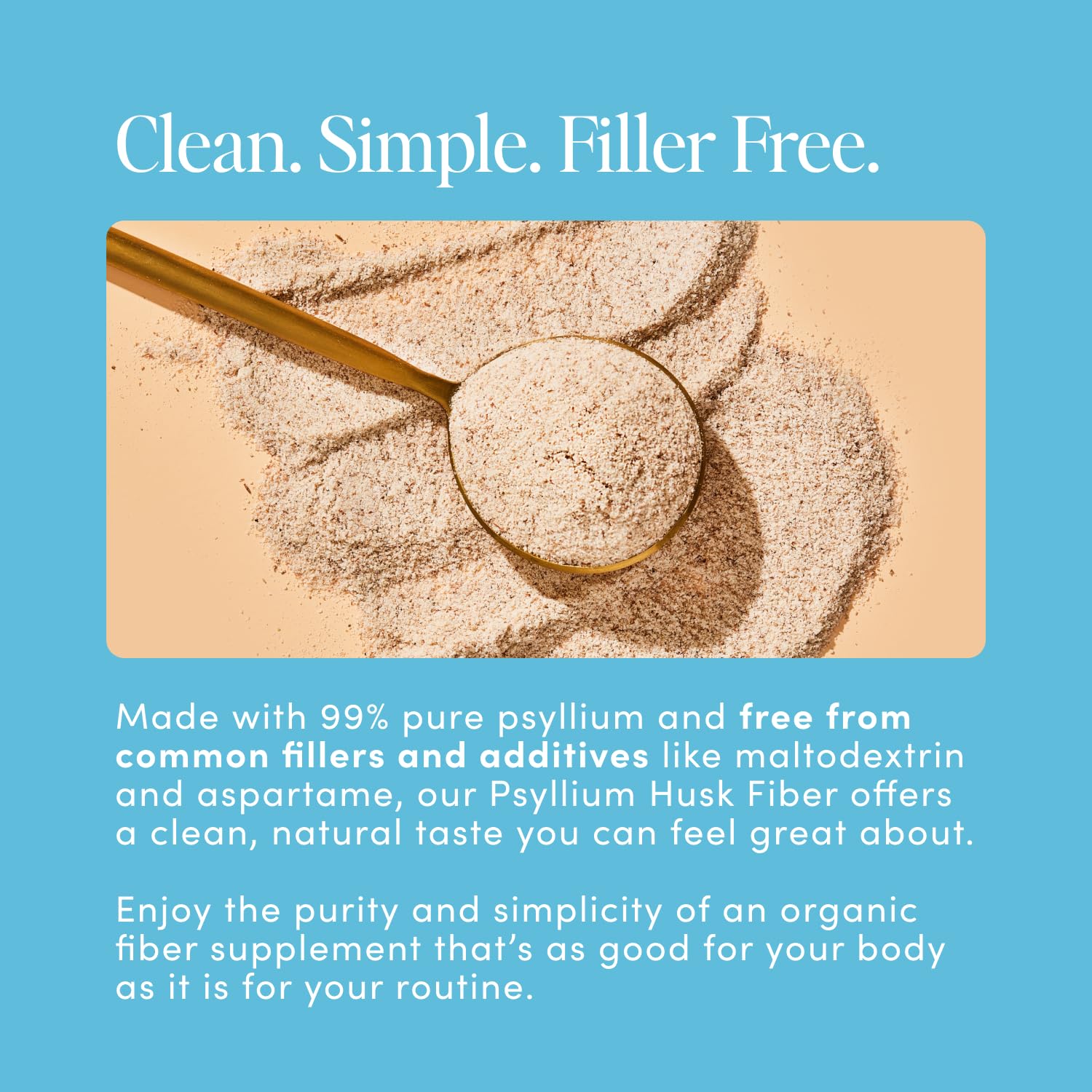 Non-GMO, gluten-free, dairy-free and vegan icons on Fiber Rescue label