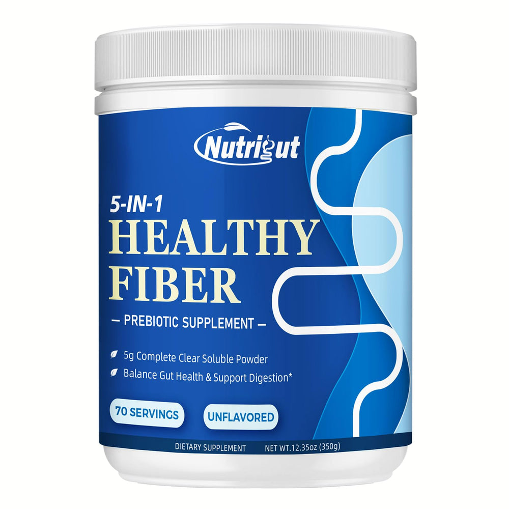 Fiber supplement bottle showing 70 servings