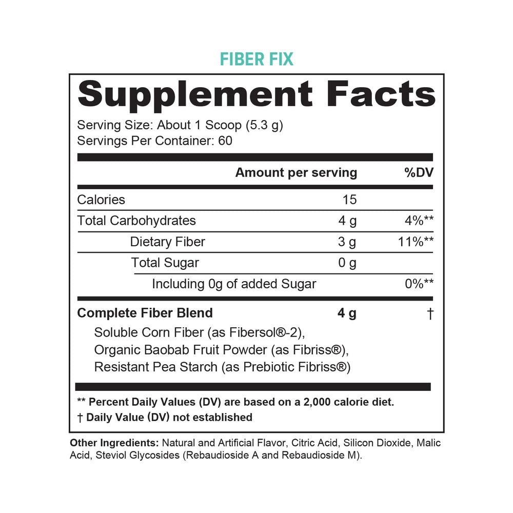 60-serving bottle of colon cleanse detox powder for women