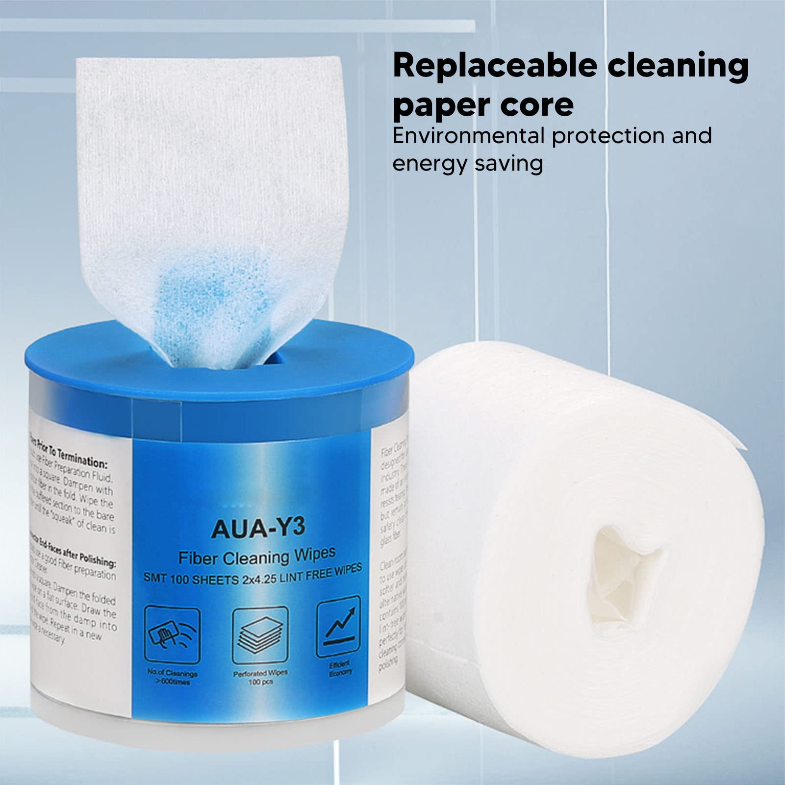 Reusable microfiber lens and screen cleaning wipe