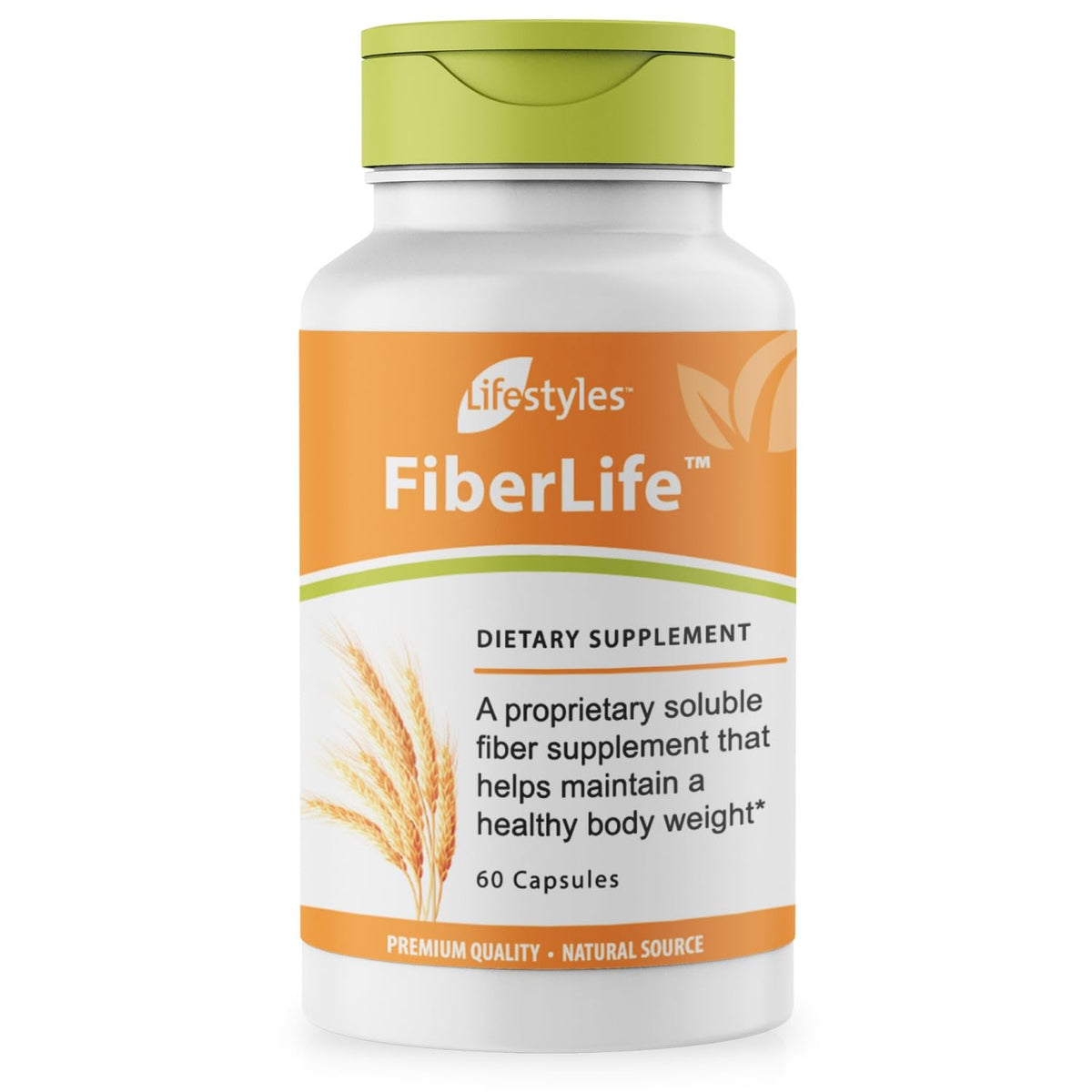 FiberLife bottle and packaging on a clean surface