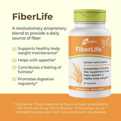 Canada Made label on FiberLife bottle