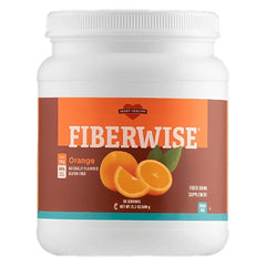 FiberWise Orange front packaging showing 30 servings and 28.6 oz