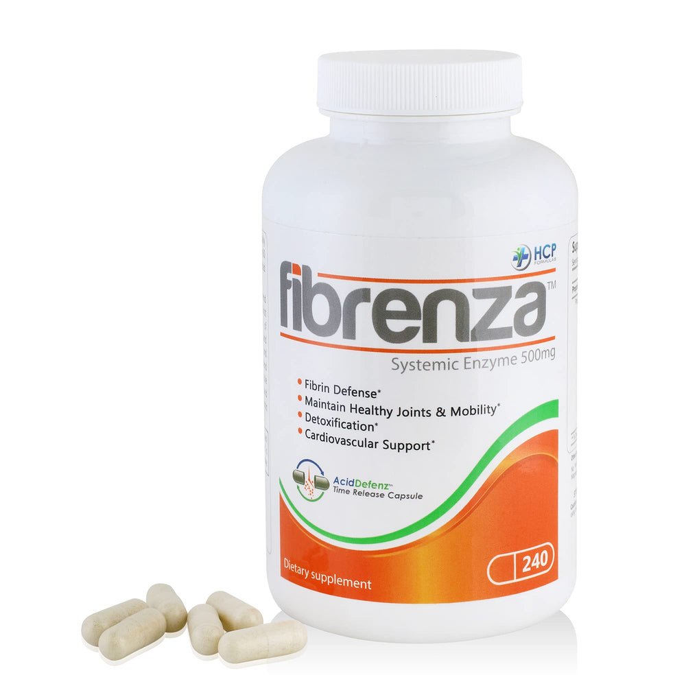 Enzymes illustration representing fibrinolytic and proteolytic activity