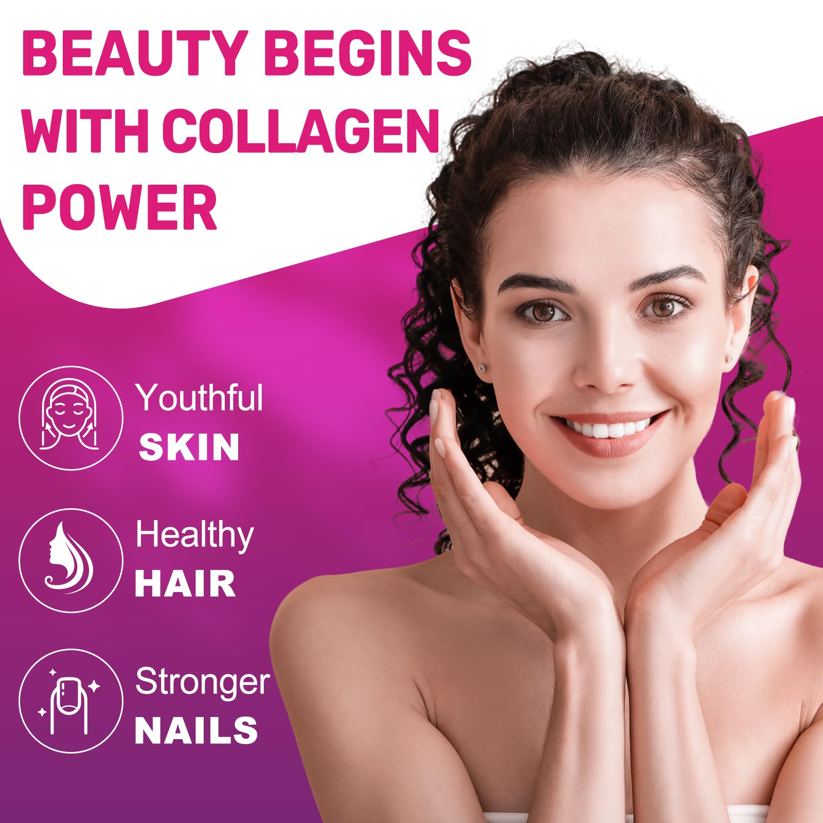 Hyaluronic acid illustration on product image