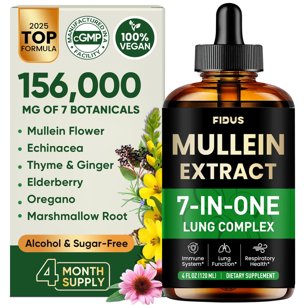 Fidus Mullein Drops packaging and bottle