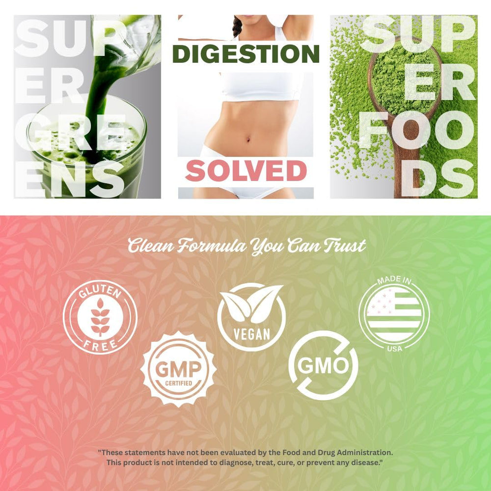 Bacillus Coagulans probiotic context in Field of Greens packaging