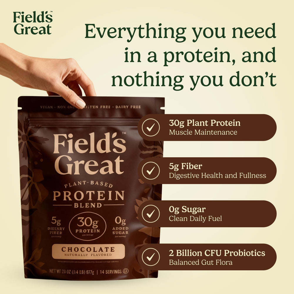 Field's Great bag closeup highlights gluten free and kosher labeling