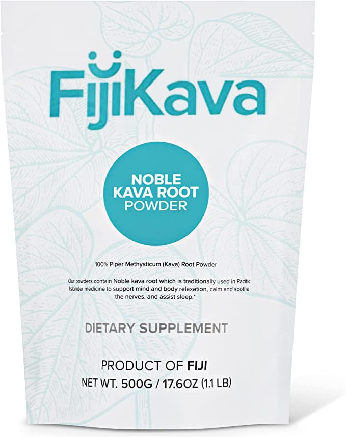 FijiKava Instant Kava Powder 500g packaging with label