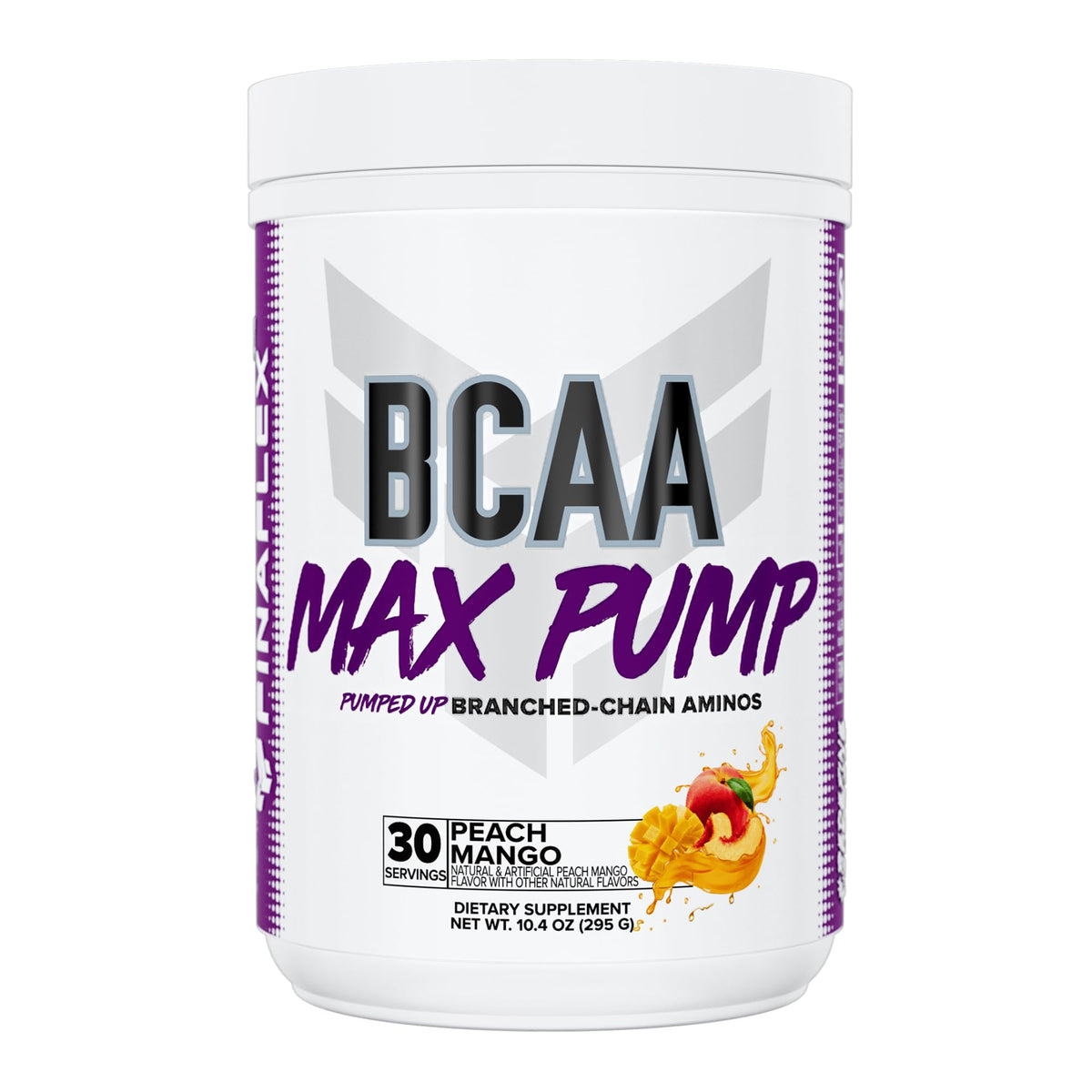 FINAFLEX BCAA MAX Pump Peach Mango bottle front view