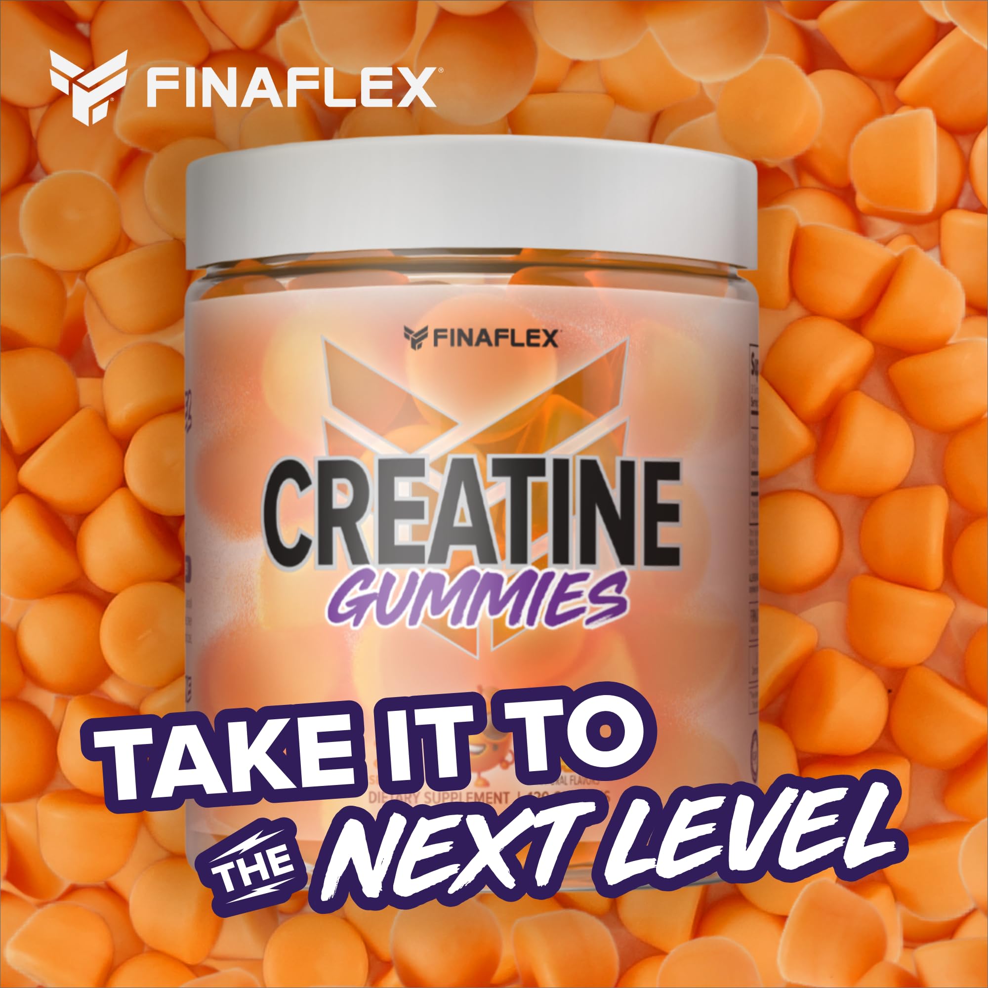 Recommended serving guide for FINAFLEX Creatine Gummies