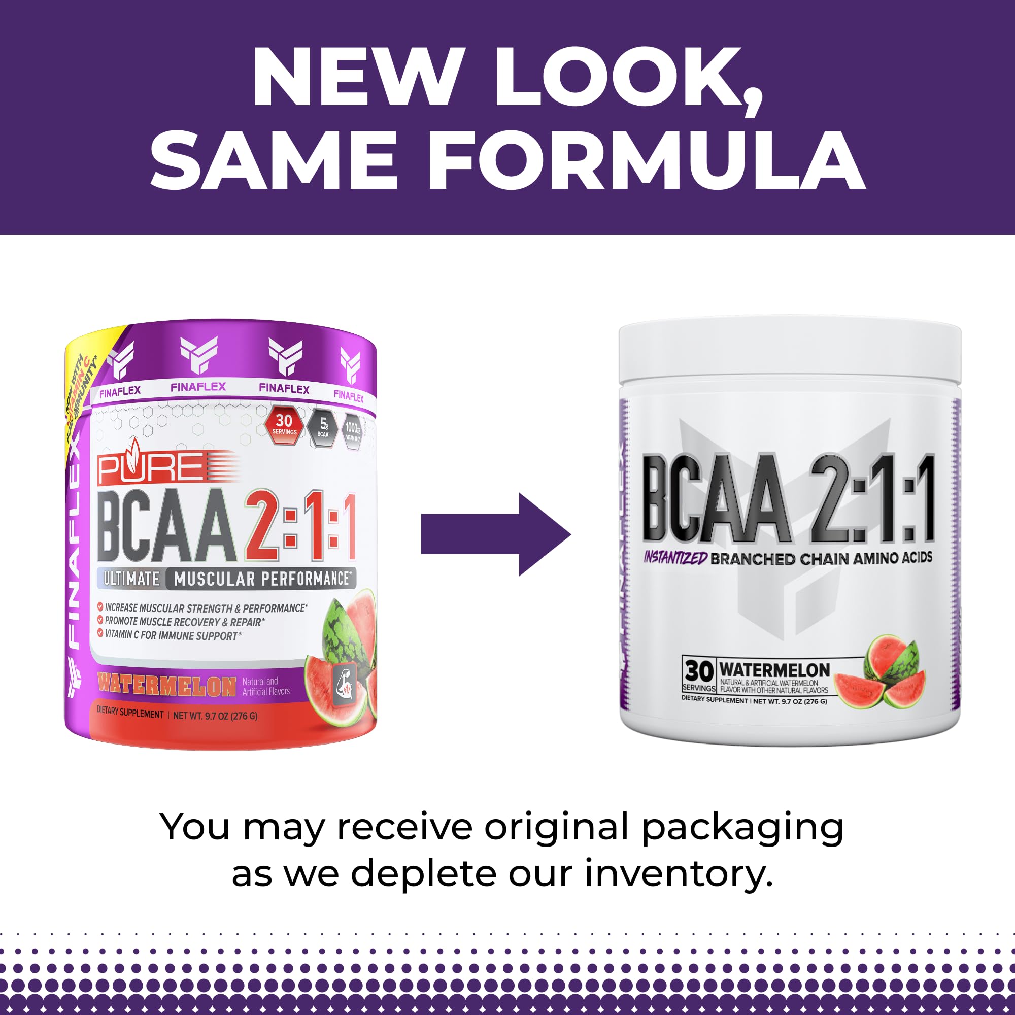 Scoop of FINAFLEX Pure BCAA Watermelon flavor