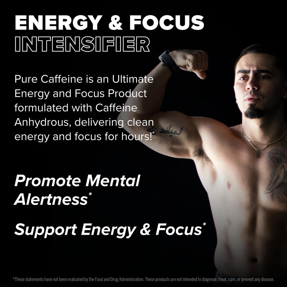 FINAFLEX Pure Caffeine ingredient view emphasizes caffeine anhydrous for clean energy