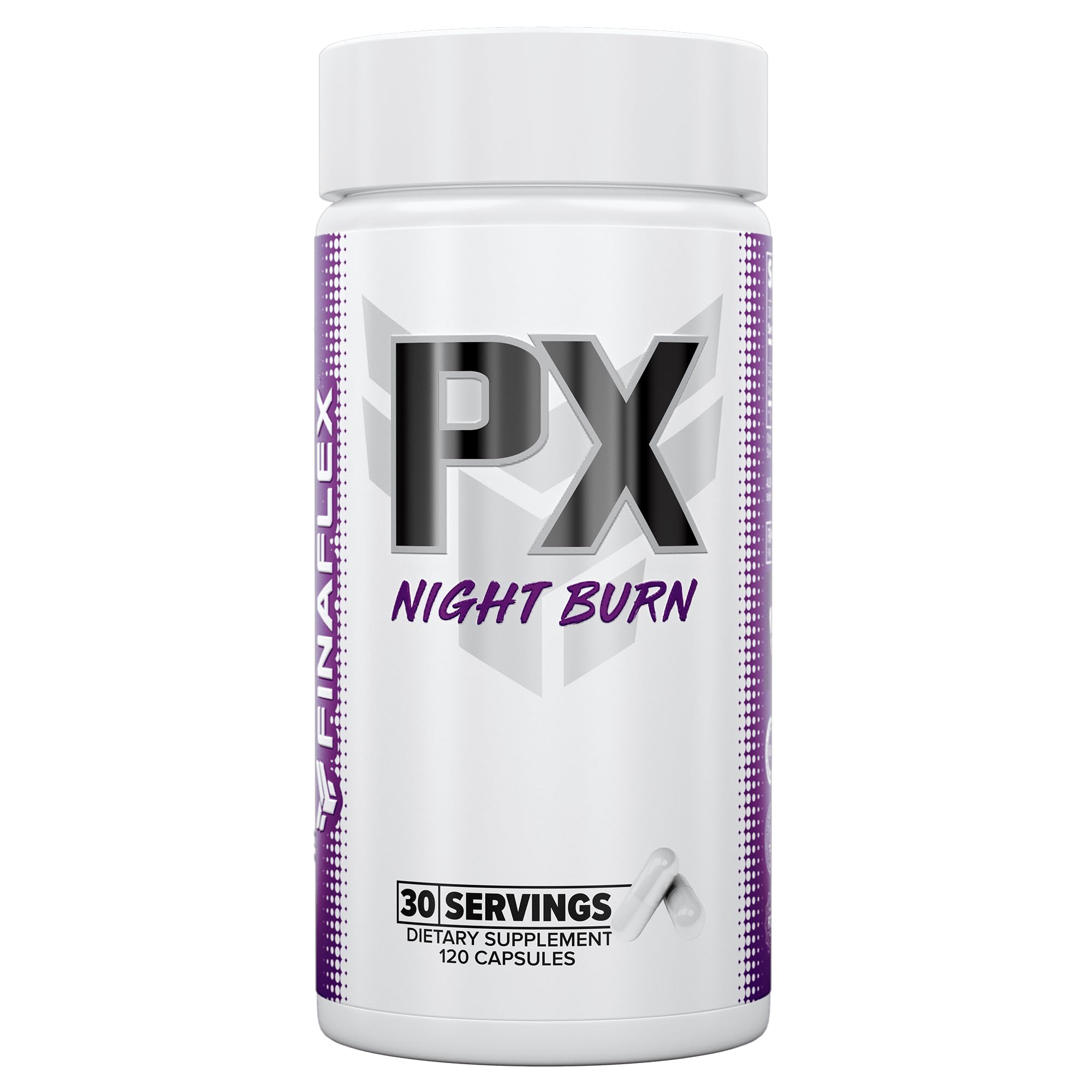 FINAFLEX PX Night Burn bottle with 120 capsules