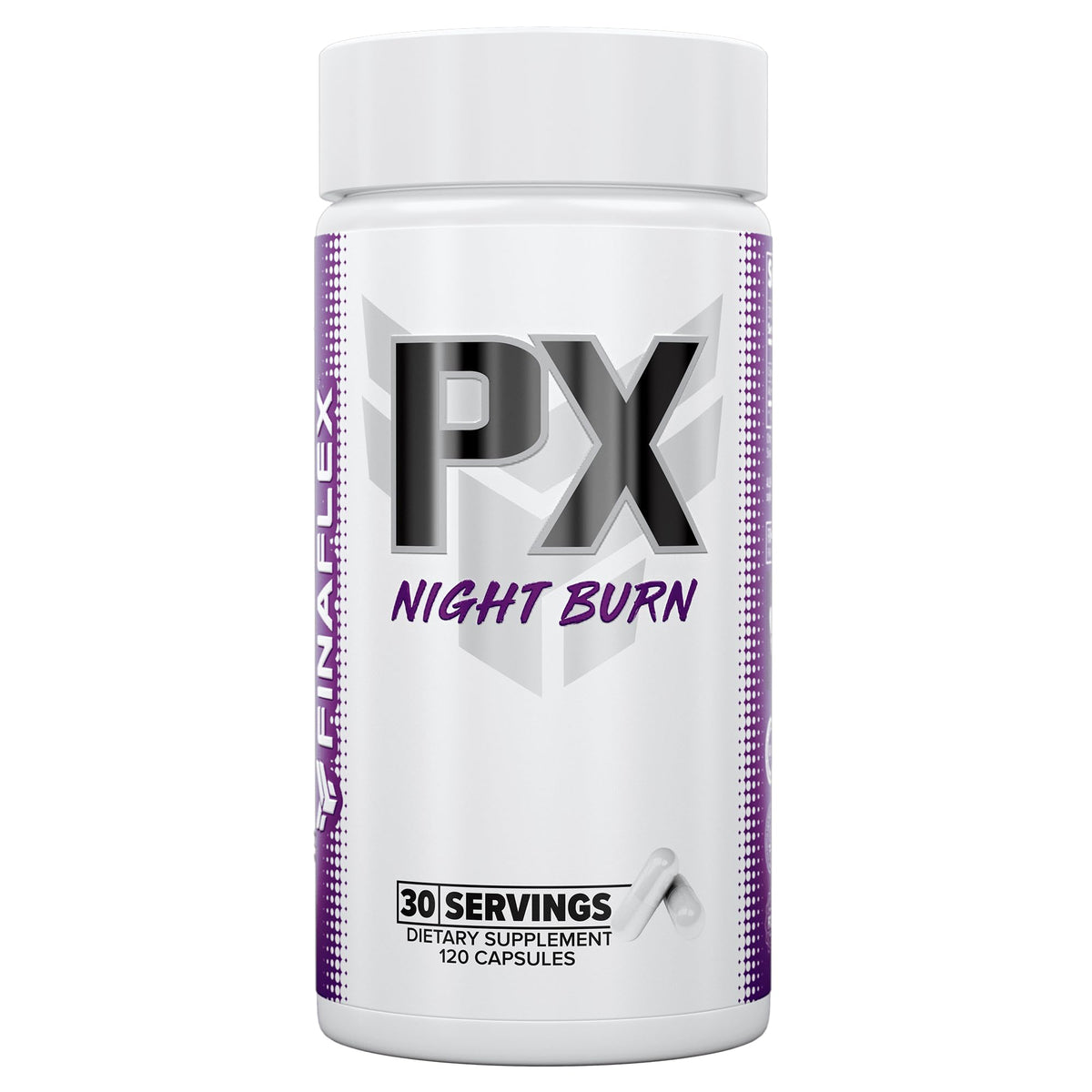 FINAFLEX PX Night Burn bottle with 120 capsules