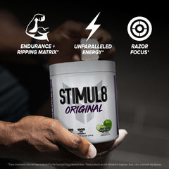 FINAFLEX STIMUL8 etiqueta: detalle claro de ingredientes clave
