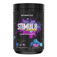 FINAFLEX StimUL8 Hardcore Blue Razz Cooler – front label