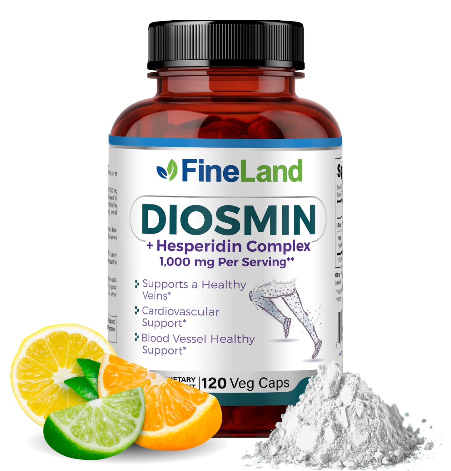 FineLand Diosmin & Hesperidin Complex product image, 120 capsules