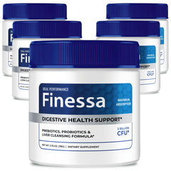 Finessa Digestive Health Support Powder bottle and scoop