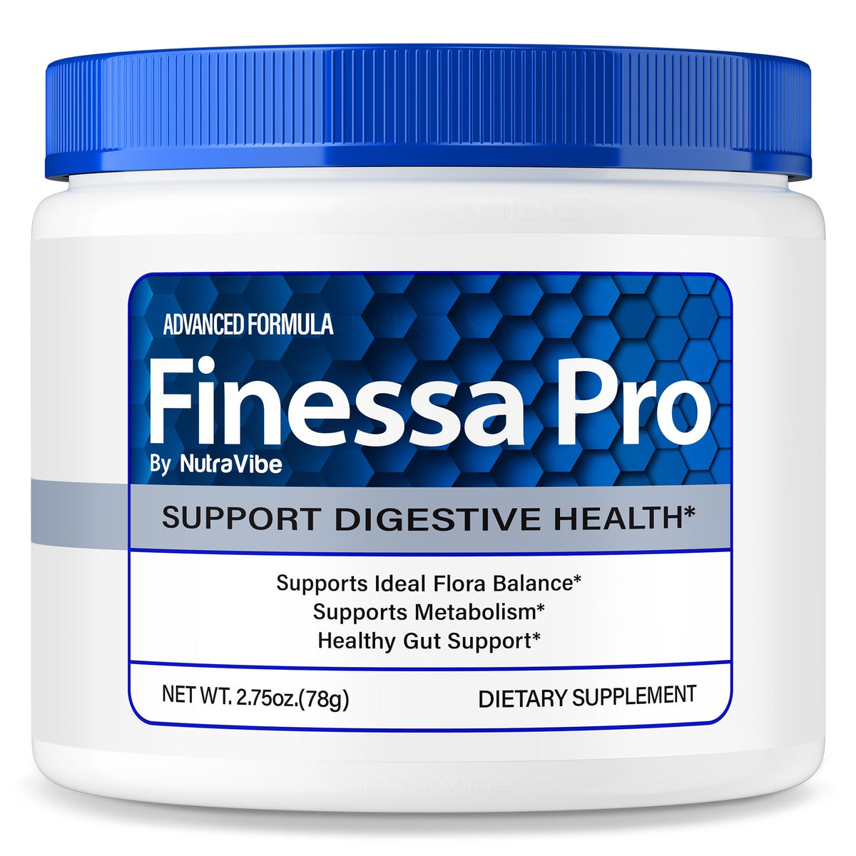 Finessa Pro constipation powder packaging