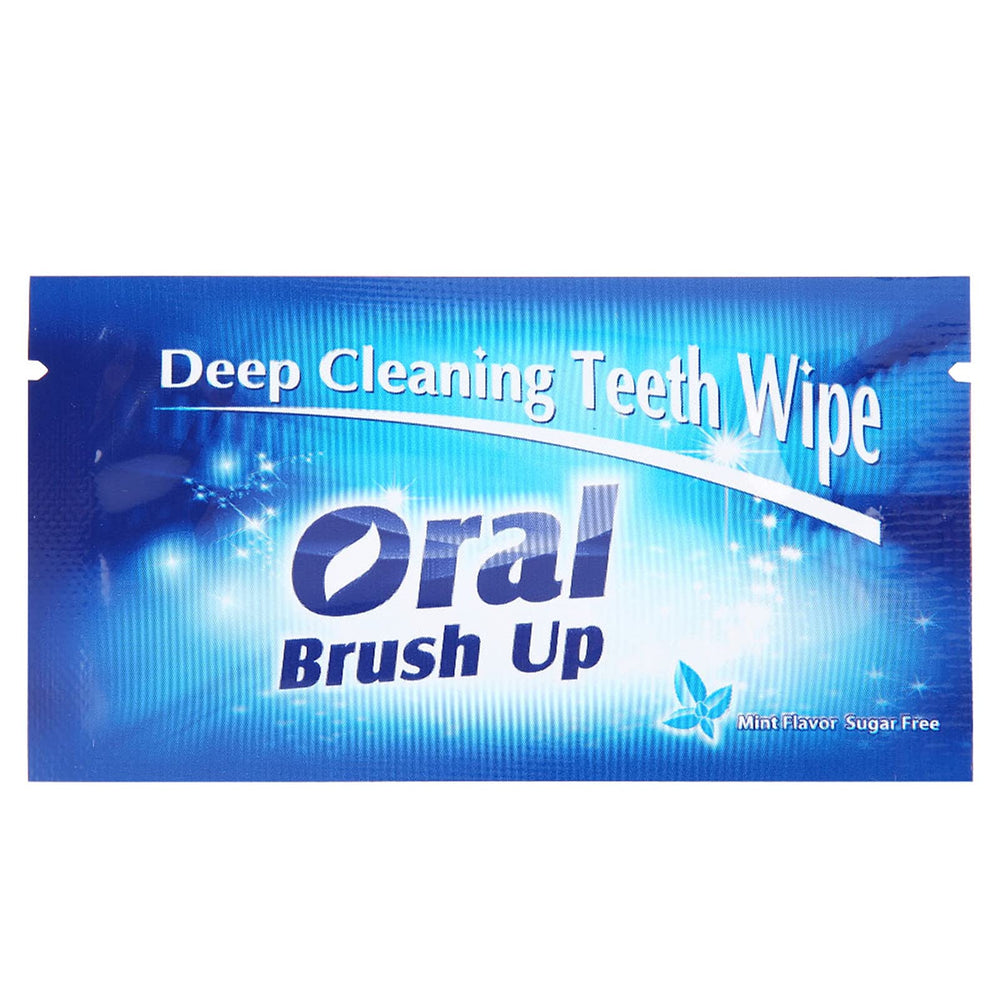 Portable disposable teeth wipes for travel