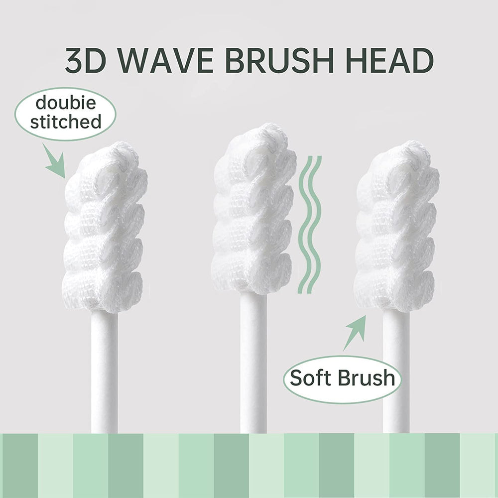 One finger toothbrush with case