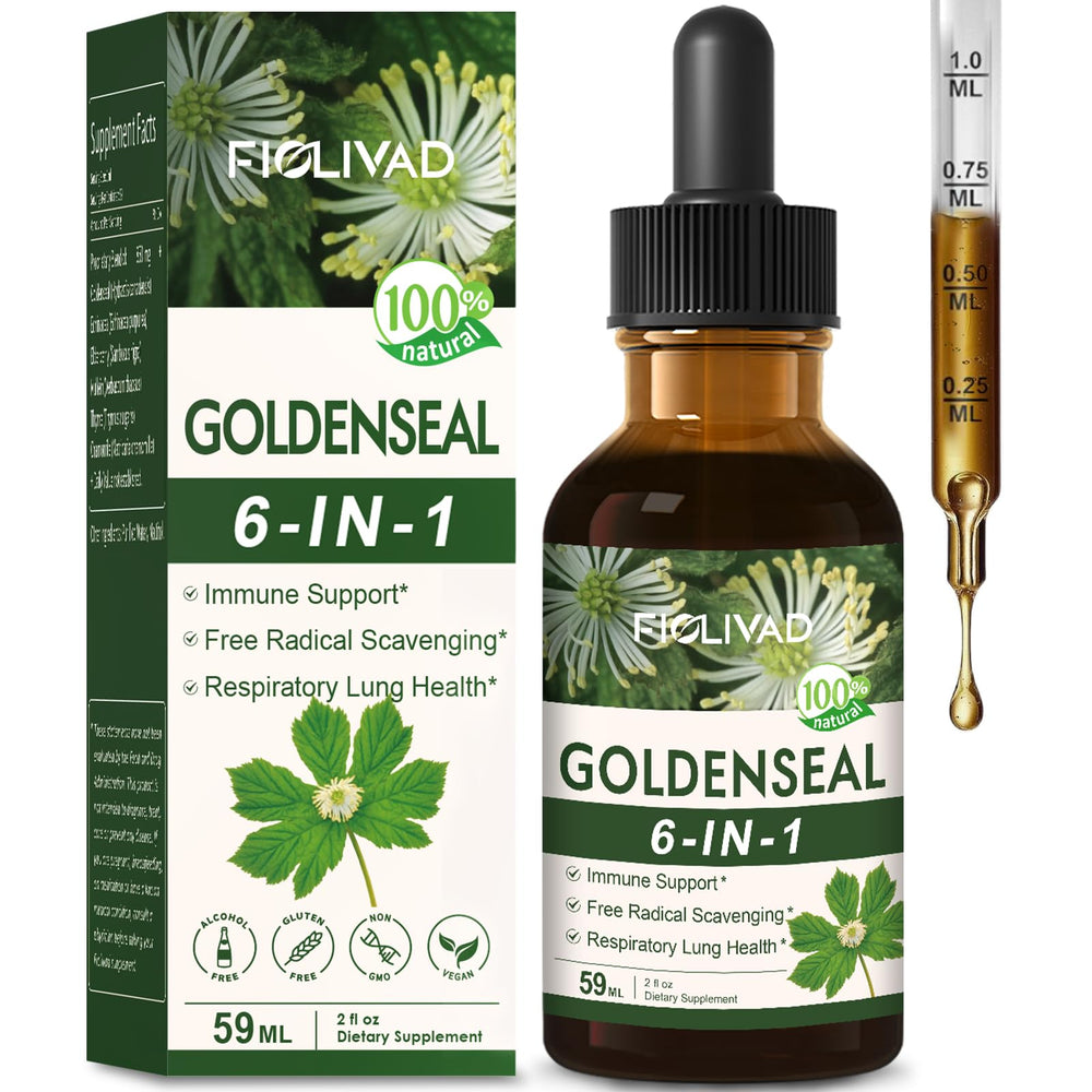 FIOLIVAD Goldenseal liquid drops bottle front view