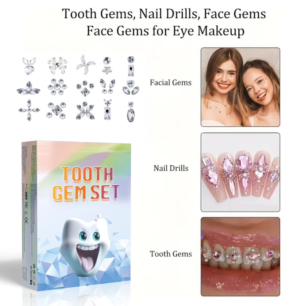 Gemstone gel, pick-up pen, and illuminator in kit