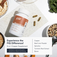 Beef liver and copper supplement ingredients