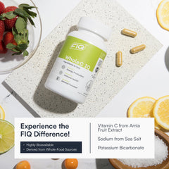 Illustration of Amla fruit extract and minerals used in Whole C IQ